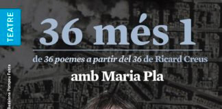 Arriba al Teatre del Círcol “36 més 1” amb Maria Pla