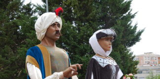 Els gegants badalonins Brunel·la del Mar i Ripal s’acomiaden