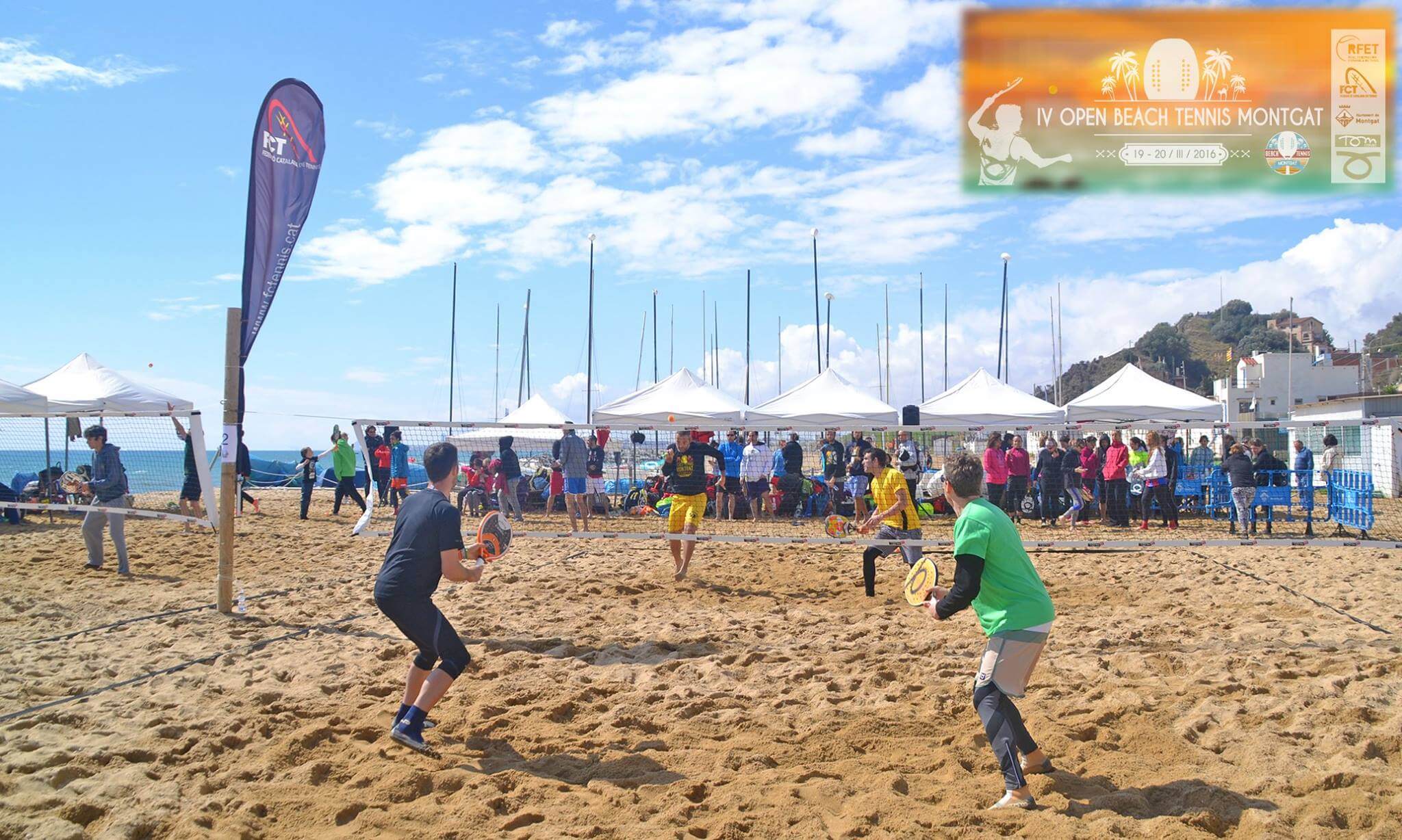 El Beach Tennis Montgat comença l’any amb una activitat solidària i la Lliga Legend