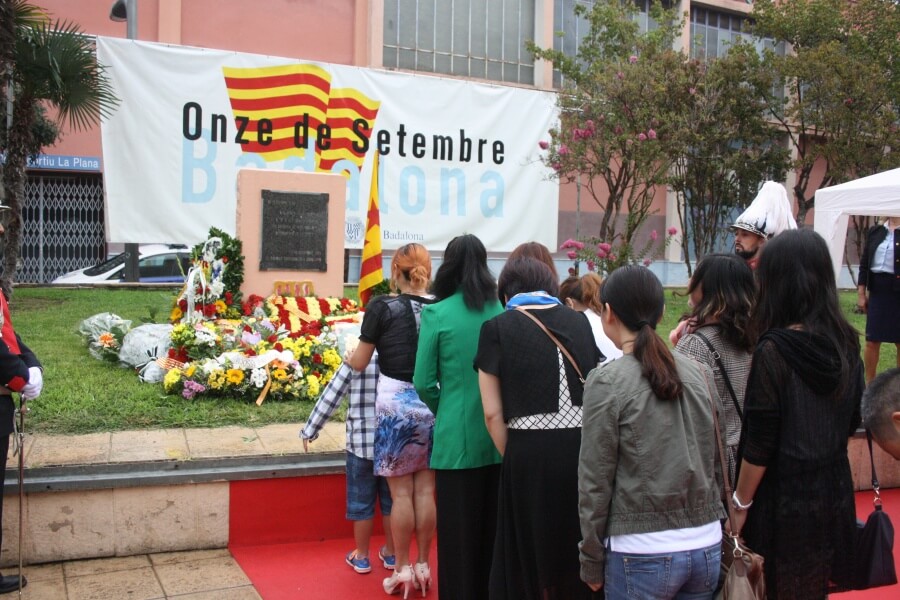 La Plana, un any més, punt de commemoració de la Diada