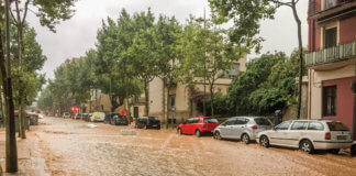 Feia 16 anys que no plovia tant a Badalona (per Oriol Rodríguez)