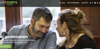 Junts Tiana engega la màquina electoral amb una nova web