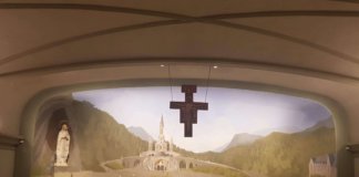 S’inaugura un nou mural a la Cripta de Sant Josep