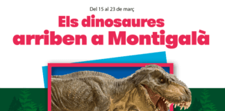 Els dinosaures arriben al Centre Comercial de Montigalà