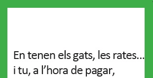 Campanya “A l’abril, cada paraula val per mil” a Bufalà