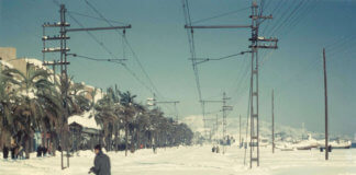 Aquella gran nevada del 62 a Badalona