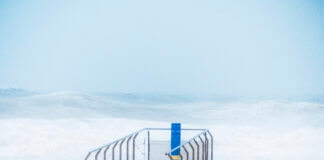 Imatges del temporal Gloria a Badalona