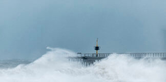 Vídeos del temporal Gloria a Badalona