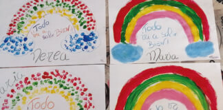 Els nens i nenes de Badalona donen ànims a tothom Nerea i Maria