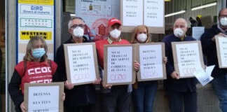 CCOO i UGT denuncien que Correos reubica els carters de Tiana a Montgat