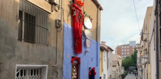 Façanes decorades per Corpus a Dalt la Vila