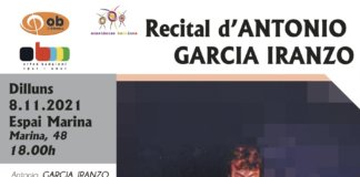 Recital d’Antonio García Iranzo a l’Espai Marina