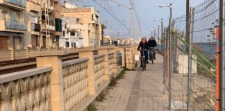 Les obres del passeig fan créixer els conflictes entre ciclistes i vianants
