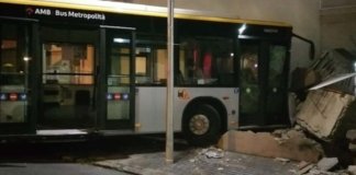Ferit el conductor d’un autobús a Montgat
