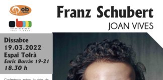 El Tanatori de Badalona patrocina l’acte de l’Orfeó dedicat al compositor Schubert