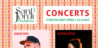 Els artistes badalonins David Ros i Alterlatina amenitzaran la Diada de Sant Jordi amb dos concerts al carrer