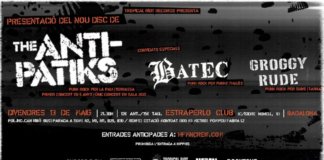 The Anti-patiks, Batec i Groggy Rude a l’Estraperlo Club