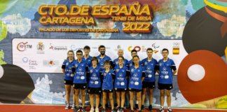 El CTT Badalona fa un bon paper al Campionat d’Espanya de Joves de tennis taula