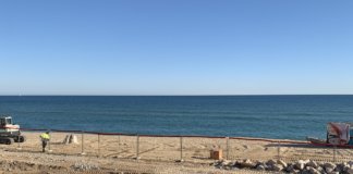 S’aturen les obres del nou passeig marítim de Montgat