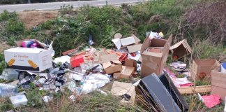 La Policia Local obre un expedient per abocaments a la Serralada de Marina