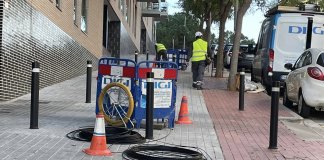 Montgat estén la fibra òptica