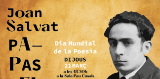 Montgat i Tiana, junts per l’Any Papasseit