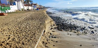 Temporada de platges a Montgat sense sorra