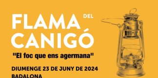 La Flama del Canigó arribarà la tarda del 23 a Badalona