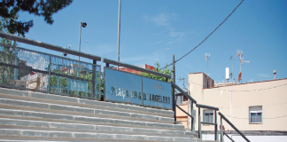 Rehabilitació del mur de la plaça Argelers de Montgat