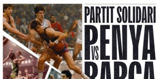 Partit de bàsquet solidari Barça-Penya a Tiana