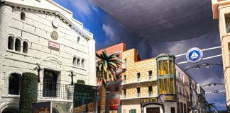 El mític Frankfurt de la plaça de la Vila protagonista d’un dels diorames de Badalona