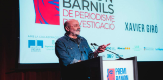 El badaloní Xavi Giró, Premi de Comunicació Muriel Casals 2024