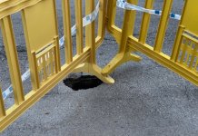 Apareix un esvoranc al carrer Montserrat