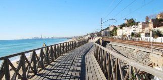 Obres per canviar les passeres de Montgat