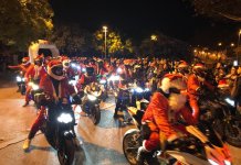 Badalona viurà la VI Papanoelada Motera el 20 de desembre