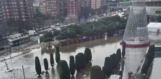 Badalona, greument afectada per un episodi de pluges torrencials