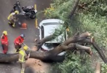 Sant Esteve passat per aigua i amb diverses incidències a Badalona pel mal temps